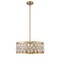 Z-Lite Dealey 6 Light Chandelier, Heirloom Brass & Clear 6010-24HB - alternate 5